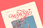 Mawar - Alternate Slant Serif, a Serif Font by Luna Shop (Thumbnail 9 of 9)