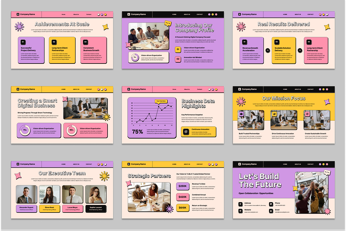 Company Profile Powerpoint, a Presentation Template by Sixtemp (Photo 3 of 3)