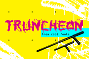 Truncheon, a Font by Cool Fonts (Thumbnail 1 of 5)