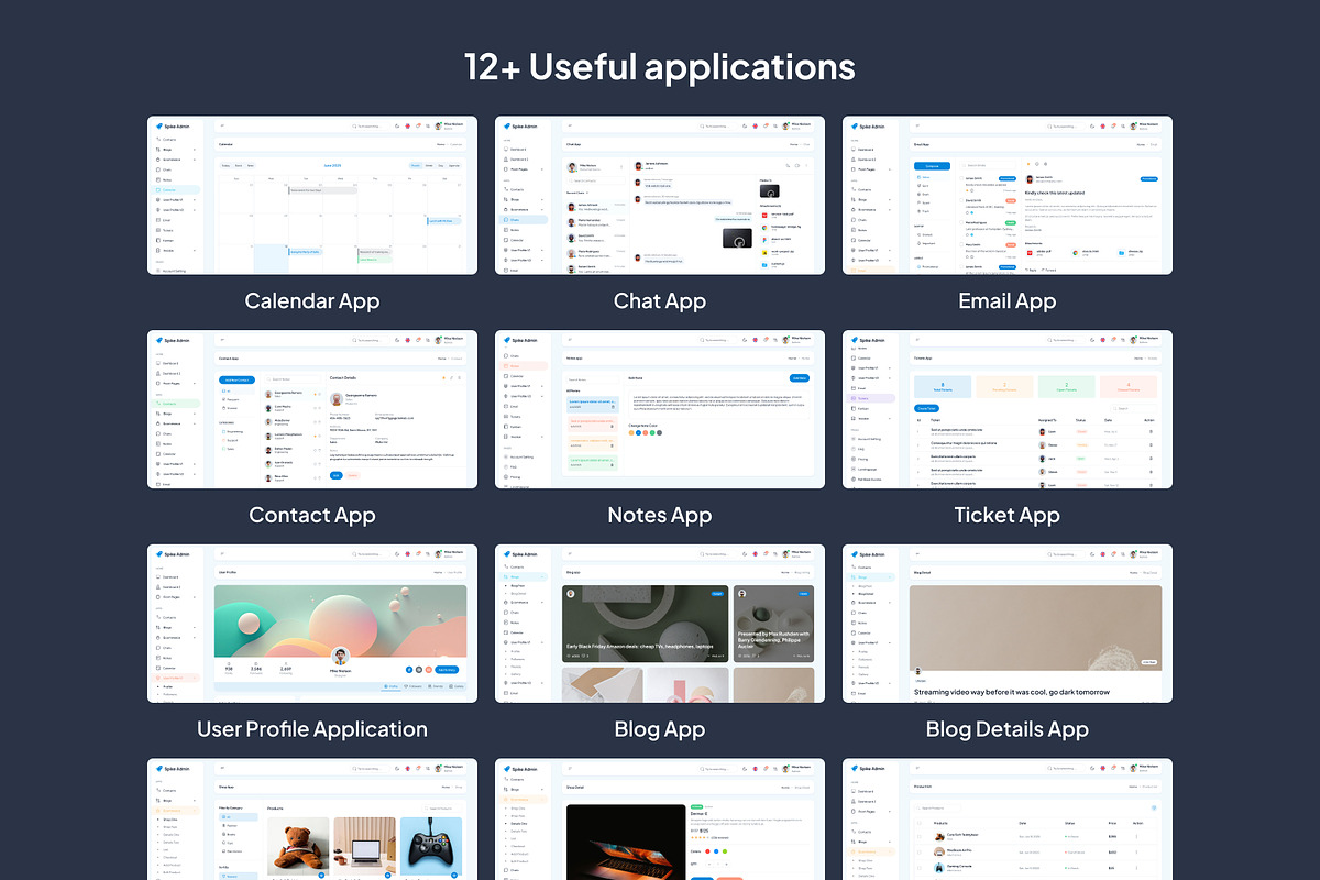Spike React Tailwind Admin Template, a React Template by WrapPixel (Photo 6 of 7)