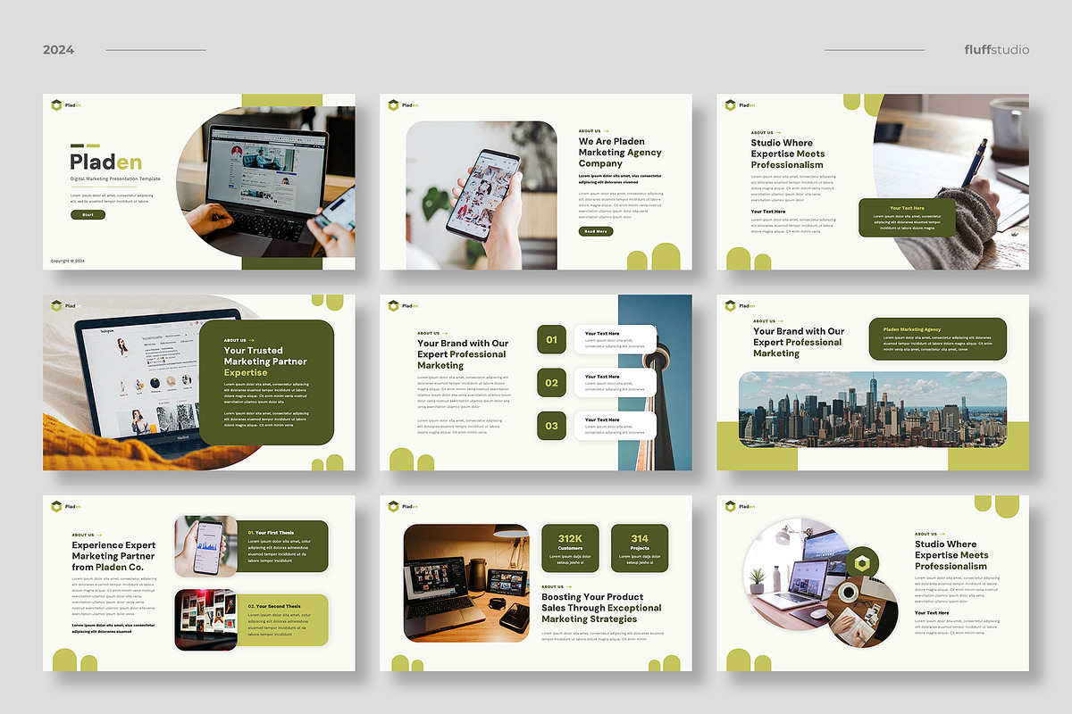 Marketing Strategy Keynote Template, a Presentation Template by fluffstudio (Photo 2 of 5)