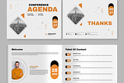 Conference Agenda Design Template, a Brochure Template by MightyDesign (Thumbnail 5 of 8)