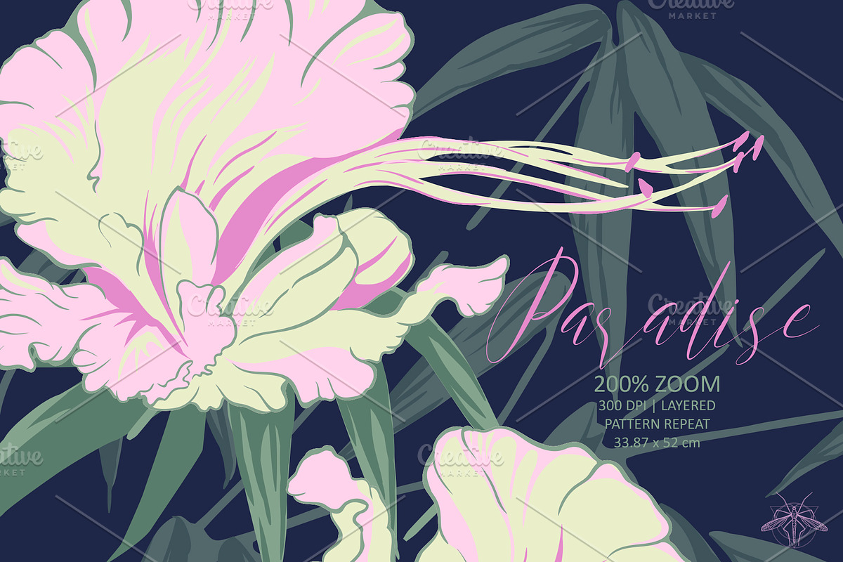 Paradise | Vector patterns, a Pattern Graphic by Tanya Vollar (Photo 5 of 10)
