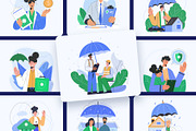 Insurance Illustration Art Set, a Finance Illustration by Creative Stall (Thumbnail 5 of 9)