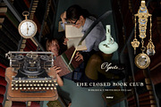 The Closed Book Club Vintage Collage, an Object Graphic by Purple (Thumbnail 11 of 15)