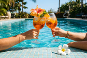 Arms Extended in Summer Pool, a Holiday Photo by nandinigraphics (Thumbnail 2 of 3)