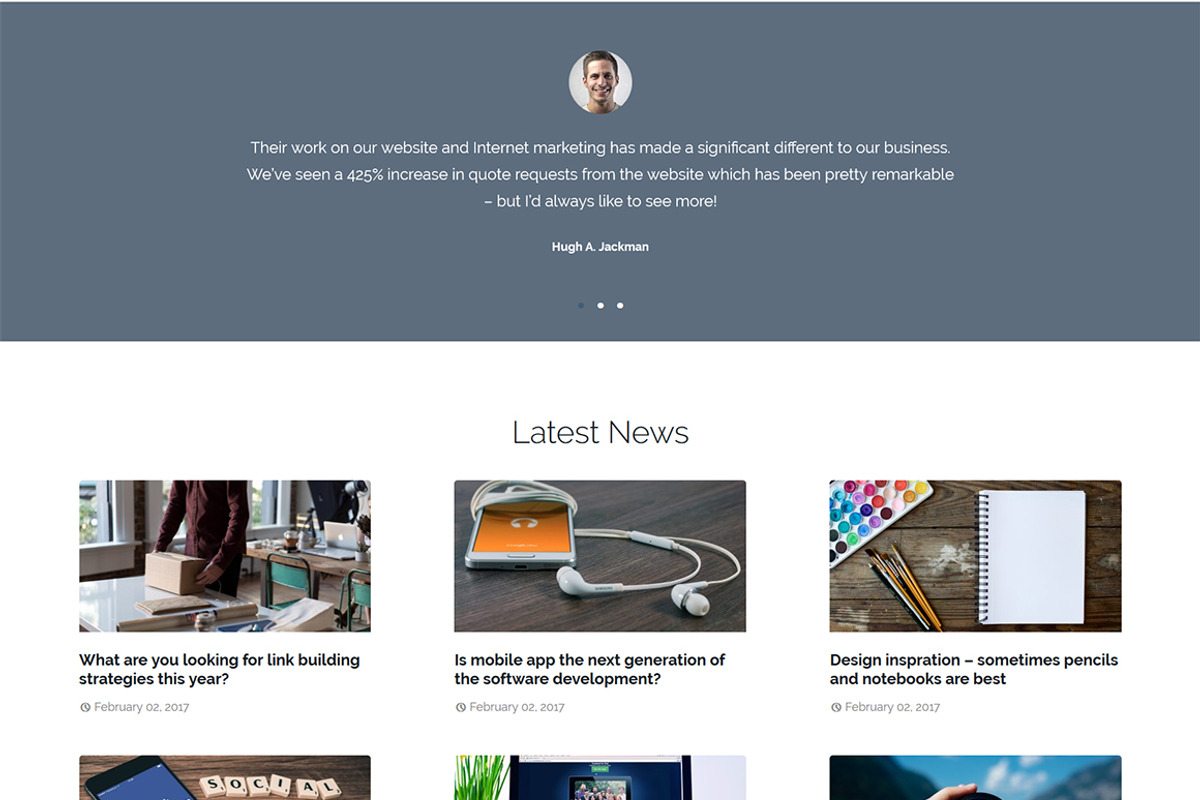Bogaty - A WordPress Business Theme, a WordPress Template by GretaThemes (Photo 3 of 5)