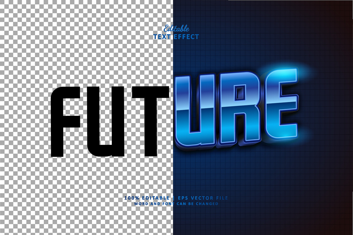 Text Effect Future, a Layer Style Add-On by Navy Graphic (Photo 2 of 2)