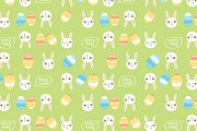 Happy Easter, a Card Template by Tkoko vectors & patterns (Thumbnail 3 of 5)