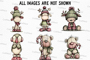 Whimsical Winter Animals Clipart, an Illustration by Craft Nest (Thumbnail 4 of 6)