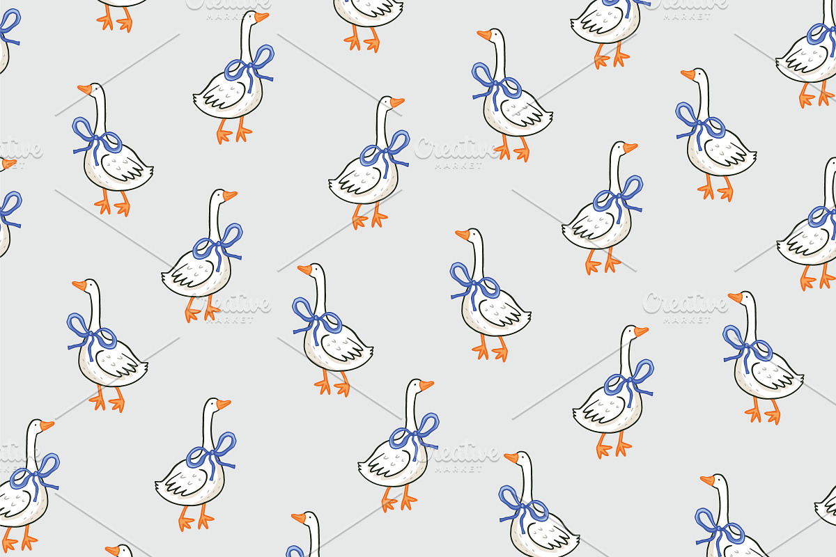 Baby textile prints collection, a Pattern Graphic by GooseFrol (Photo 16 of 33)