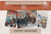 DETECTIVE CRIME SCENE JUNK JOURNAL, a Person Illustration by Daring Digies (Thumbnail 6 of 8)