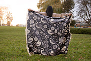 Indigo Folk Birds Seamless Vector, a Pattern Graphic by one-touch (Thumbnail 10 of 10)