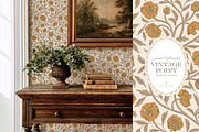 Vintage Poppy Floral Patterns, a Pattern Graphic by Eclectic Anthology (Thumbnail 6 of 13)
