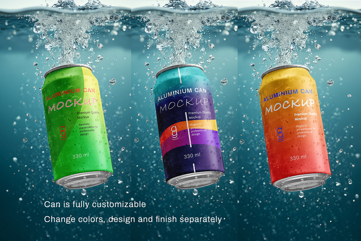 Drink Can Mockup, a Packaging Mockup by AG Mockups (Photo 2 of 5)