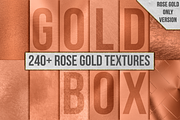 240+ Rose Gold Foil Texture Pack, a Texture Graphic by Paper Element (Thumbnail 1 of 19)