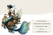 Underwater Sea Steampunk Animals, an Animal Illustration by Design Scotch (Thumbnail 9 of 10)