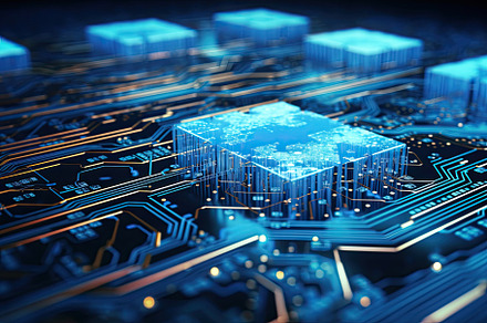Circuit board background. 3d renderi, a Photo by Iftikhar Alam