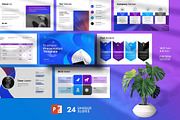 Business Presentation Template, a Presentation Template by Fit-tee (Thumbnail 1 of 7)
