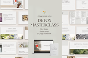 Detox Masterclass Canva - Premade, a Presentation Template by Naturopath Hub (Thumbnail 1 of 9)