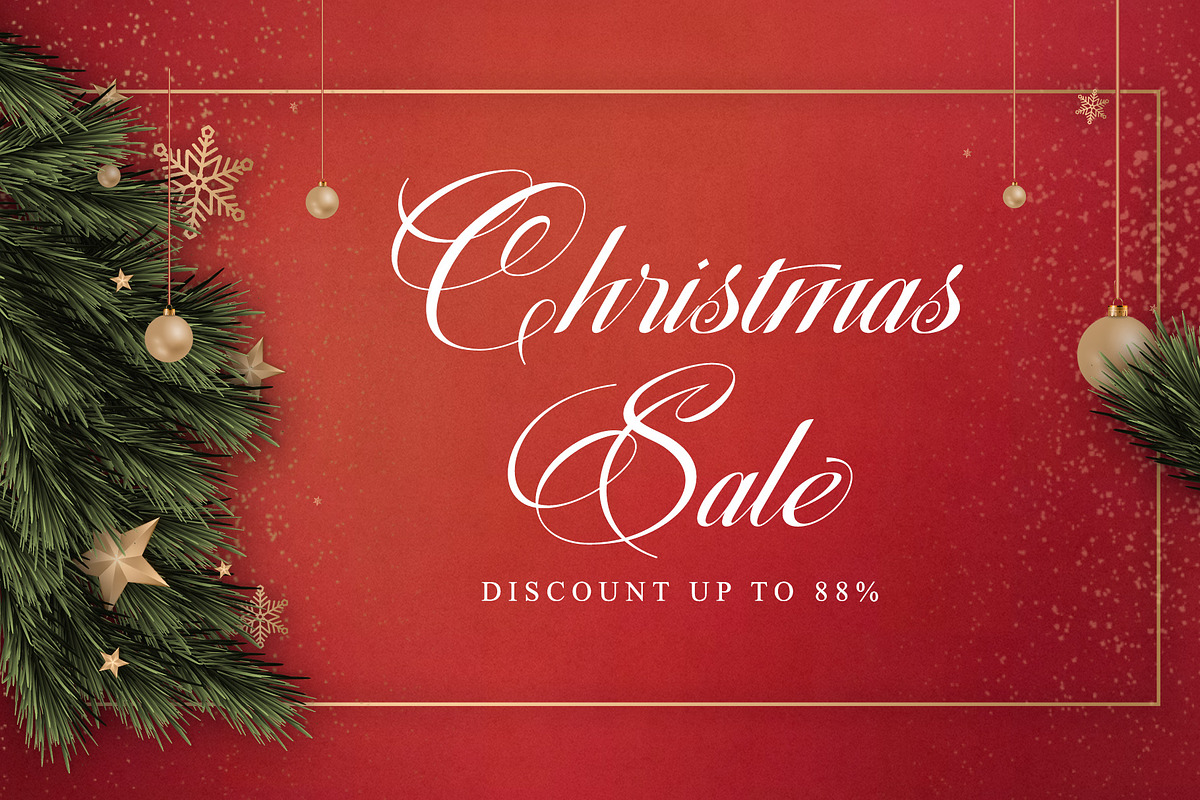 Christmas Calligraphy, a Script Font by Letterara (Photo 9 of 15)