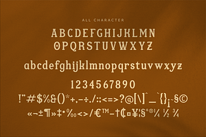 Giblant A Serif Display Font