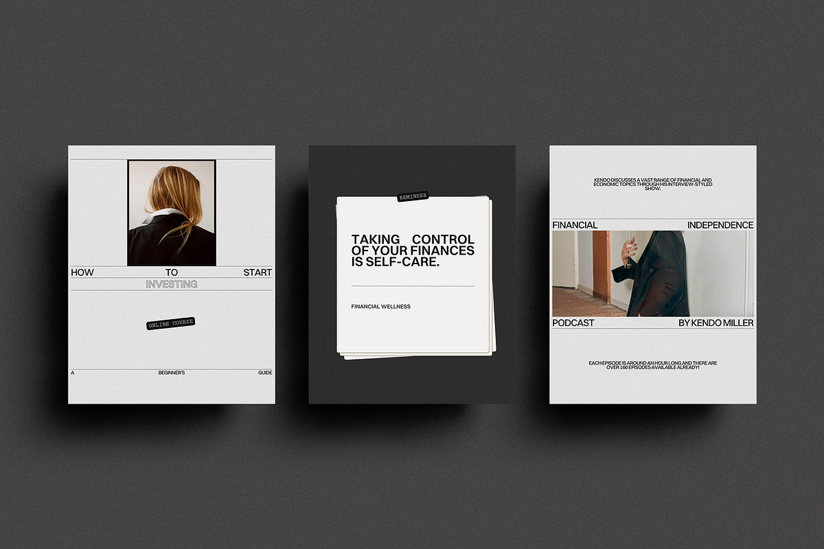 Financial Coach Instagram Template, a Social Media Template by Moscovita Studio (Photo 14 of 15)