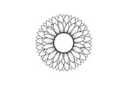 Floral Mandala Circle Frame Bundle, an Illustration by Gaye Art (Thumbnail 31 of 51)