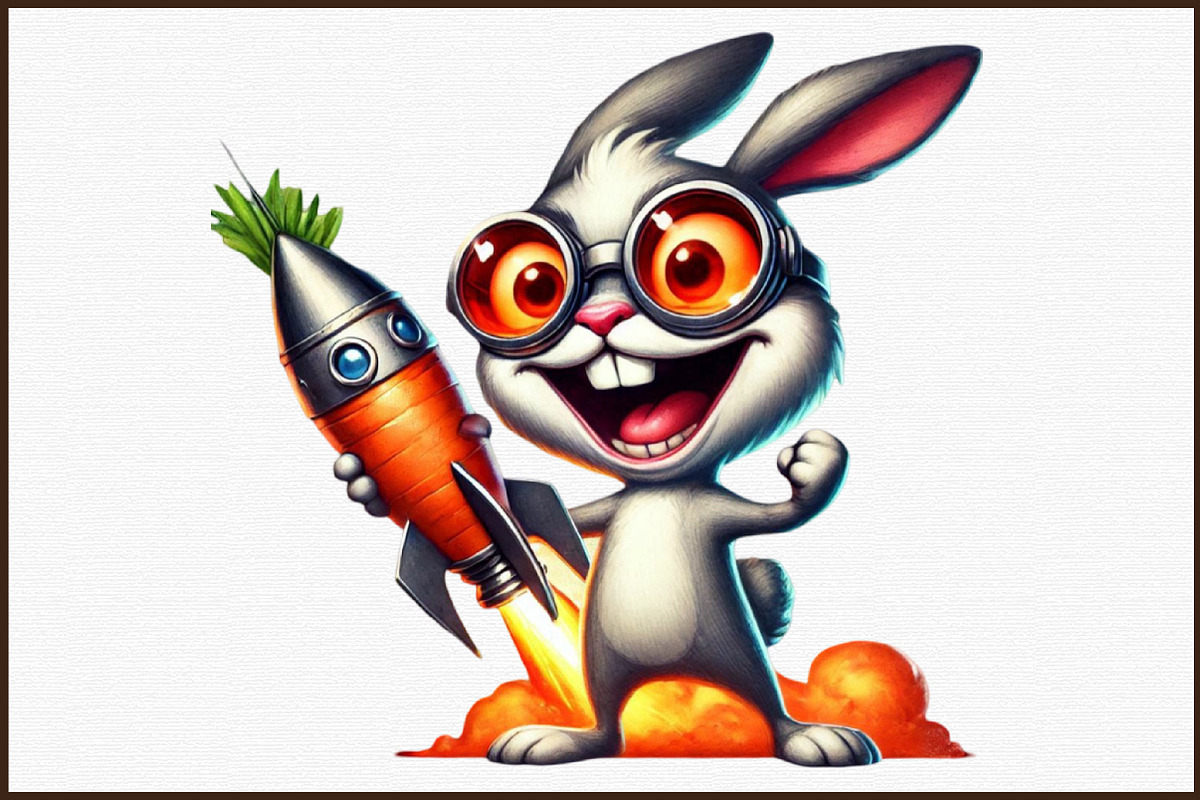 Cute Bunny Clipart Bunny Png Rabbit, an Illustration by Sublimation Artist (Photo 3 of 6)