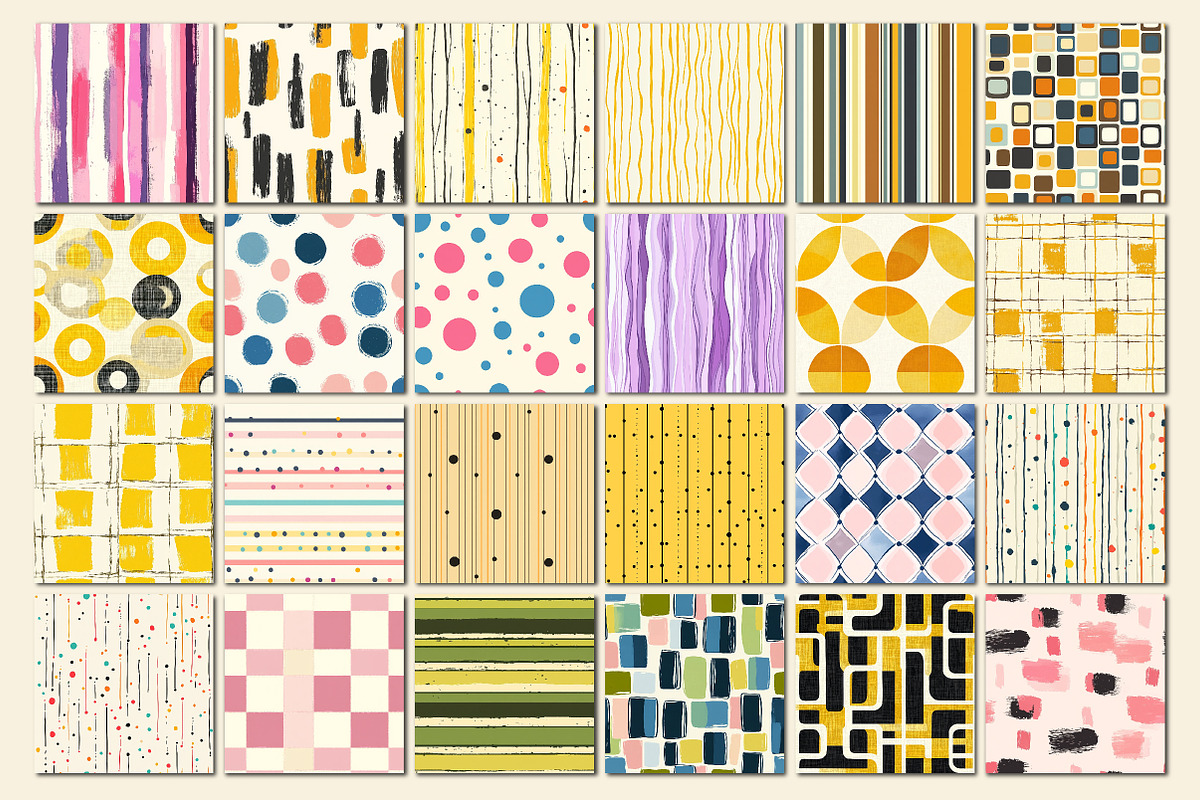 Art Class. Seamless Patterns, an Illustration by Libby Wishes (Photo 2 of 6)