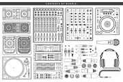 Sound speakers, audio & Dj equipment, an Object Graphic by TRIKONA (Thumbnail 3 of 3)