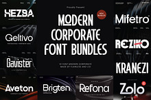Modern Corporate Font Bundle