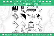 Concrete Icon SVG, Concrete SVG, an Object Graphic by VectorWorlds (Thumbnail 3 of 3)