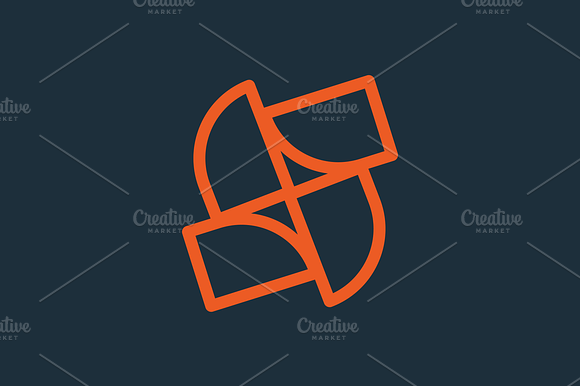 Modern S Lettermark Logo preview 4
