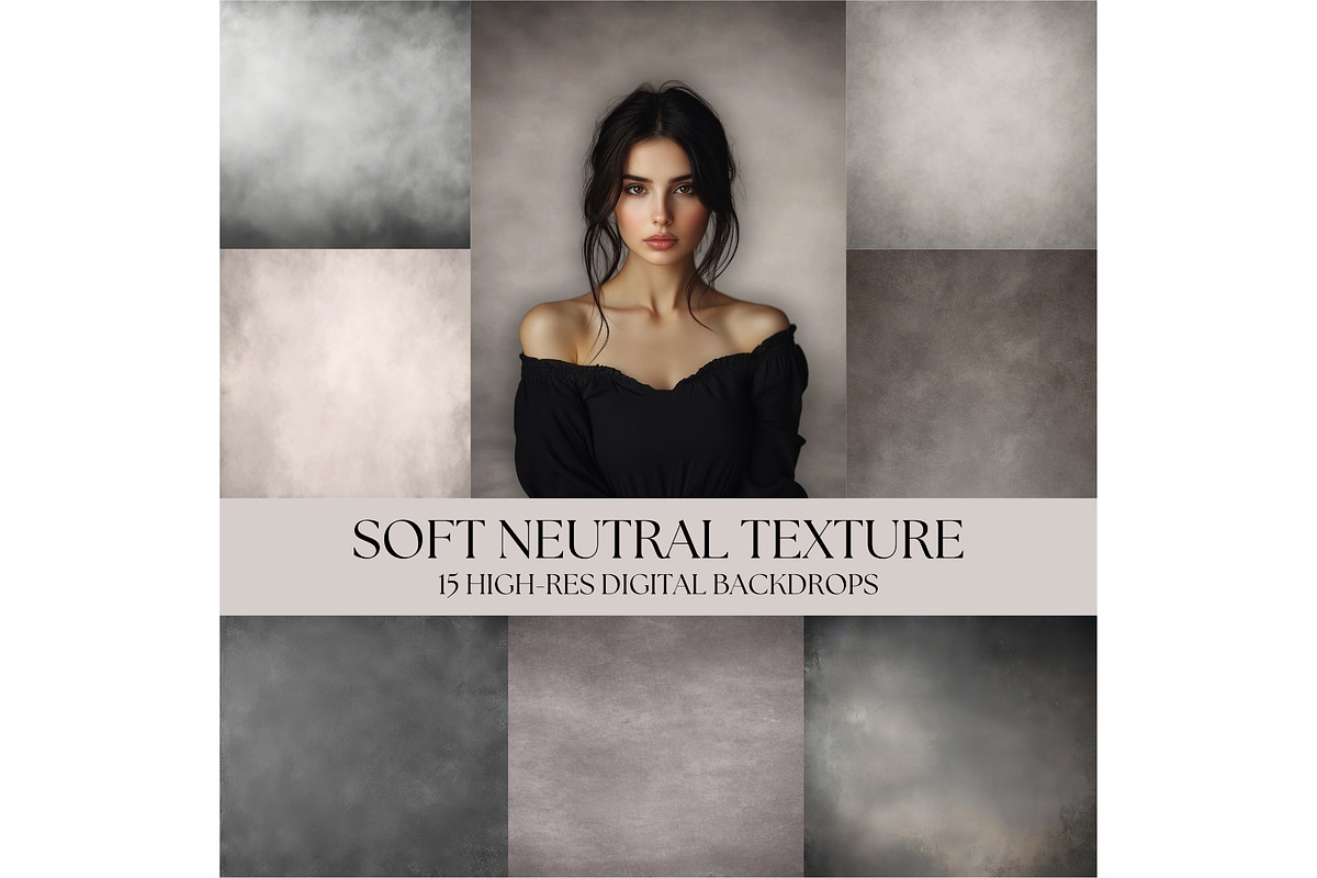 Soft Neutral Texture Backdrops, a Background Graphic by Business Chic (Photo 1 of 3)