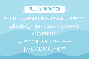 Swimming - Cute Handwritten Font