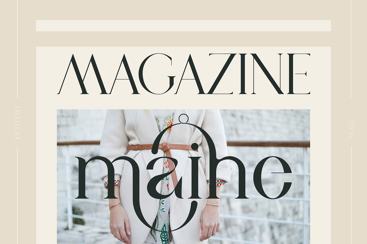 vindea Ligature Serif Typeface, a Serif Font by Humaira_std (Photo 4 of 11)
