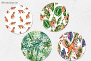 Tropical leaves graphic pack, an Illustration by Belusuab (Thumbnail 15 of 16)