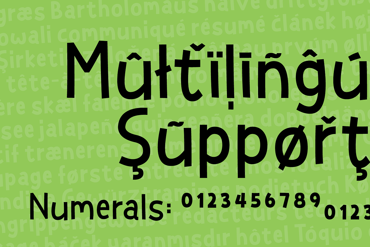 Open Arms, a Sans Serif Font by pizzadudedotdk (Photo 9 of 9)