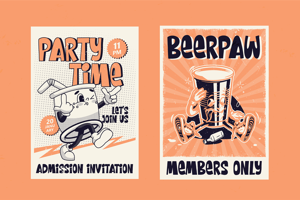 Castoori - A Playful Retro Font, a Handwritten Font by Tiptop Graphic (Photo 6 of 10)