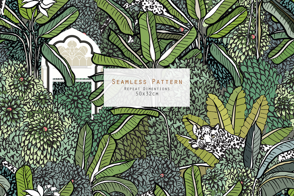 Rajastan Jungle. Seamless Patterns, a Pattern Graphic by Irina Dolgikh (Photo 12 of 15)