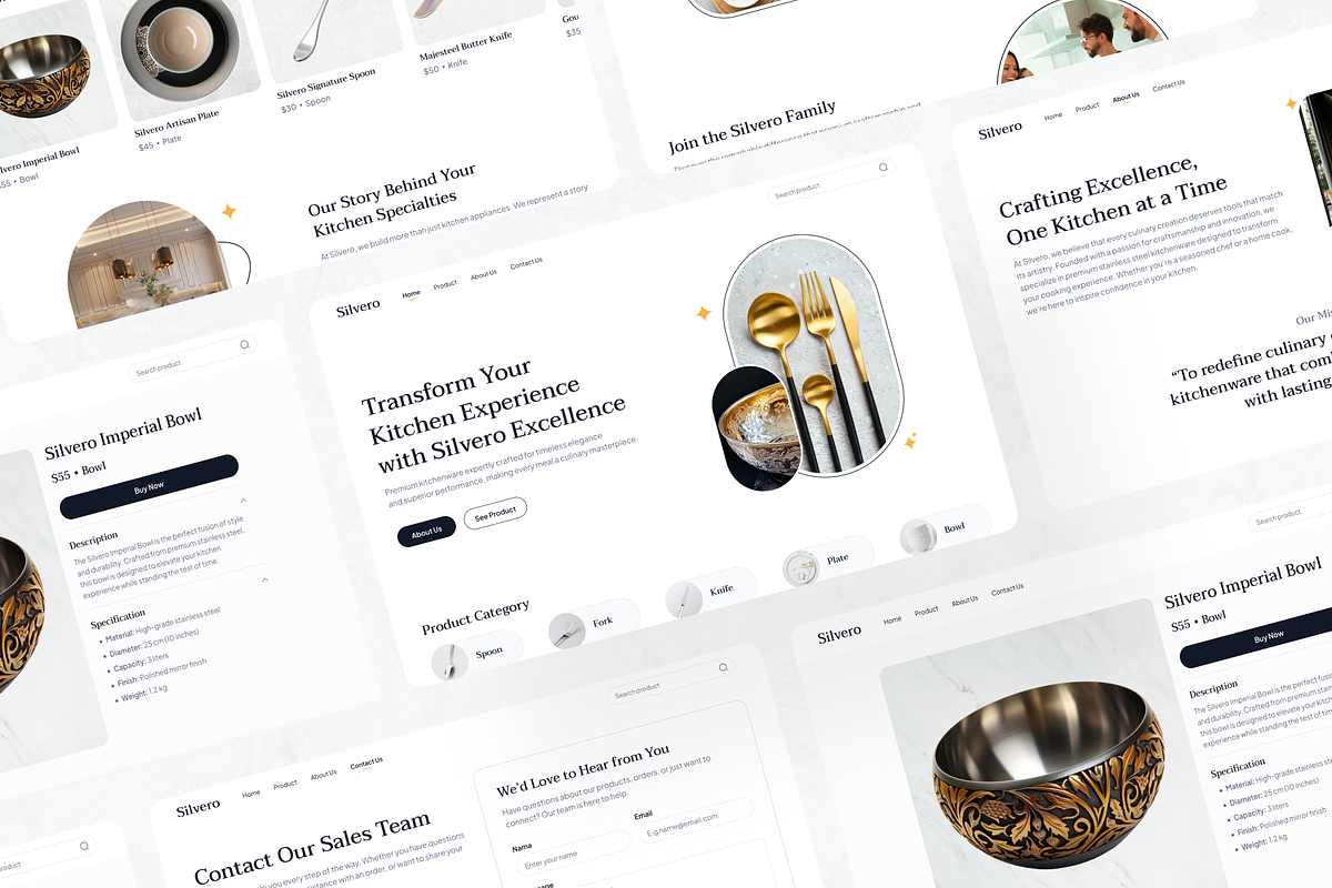 Silvero - Landing Page UI KIT, an UI Kit Template by miawmiaw (Photo 10 of 10)