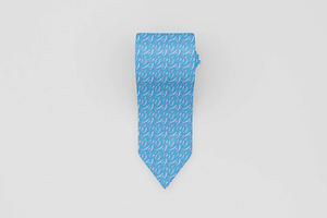 Rolled Tie Mockup