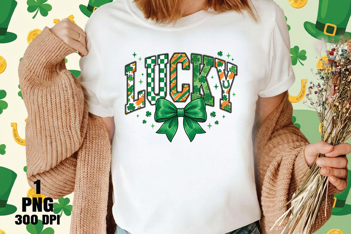 Glitter St Patrick's Day Coquette PN, an Illustration by Daily.Designs (Photo 4 of 5)