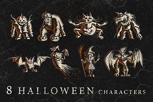 Halloween characters 