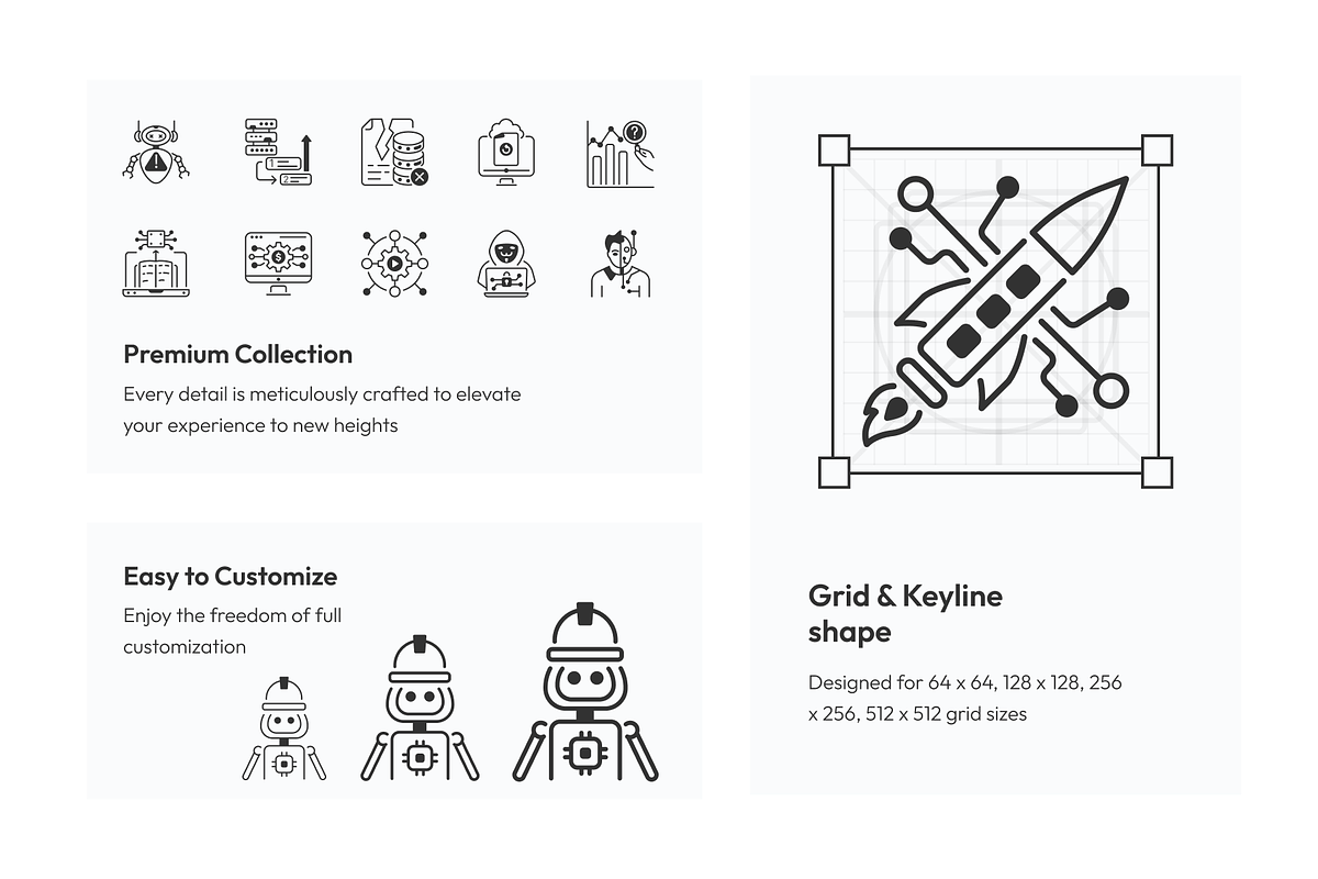 Animated Machine Learning Icons, an Outline Icon by Prosymbols (Photo 3 of 5)