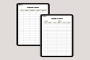 2025 That Girl Digital Planner Canva, a Stationery Template by Designmela01 (Thumbnail 8 of 10)