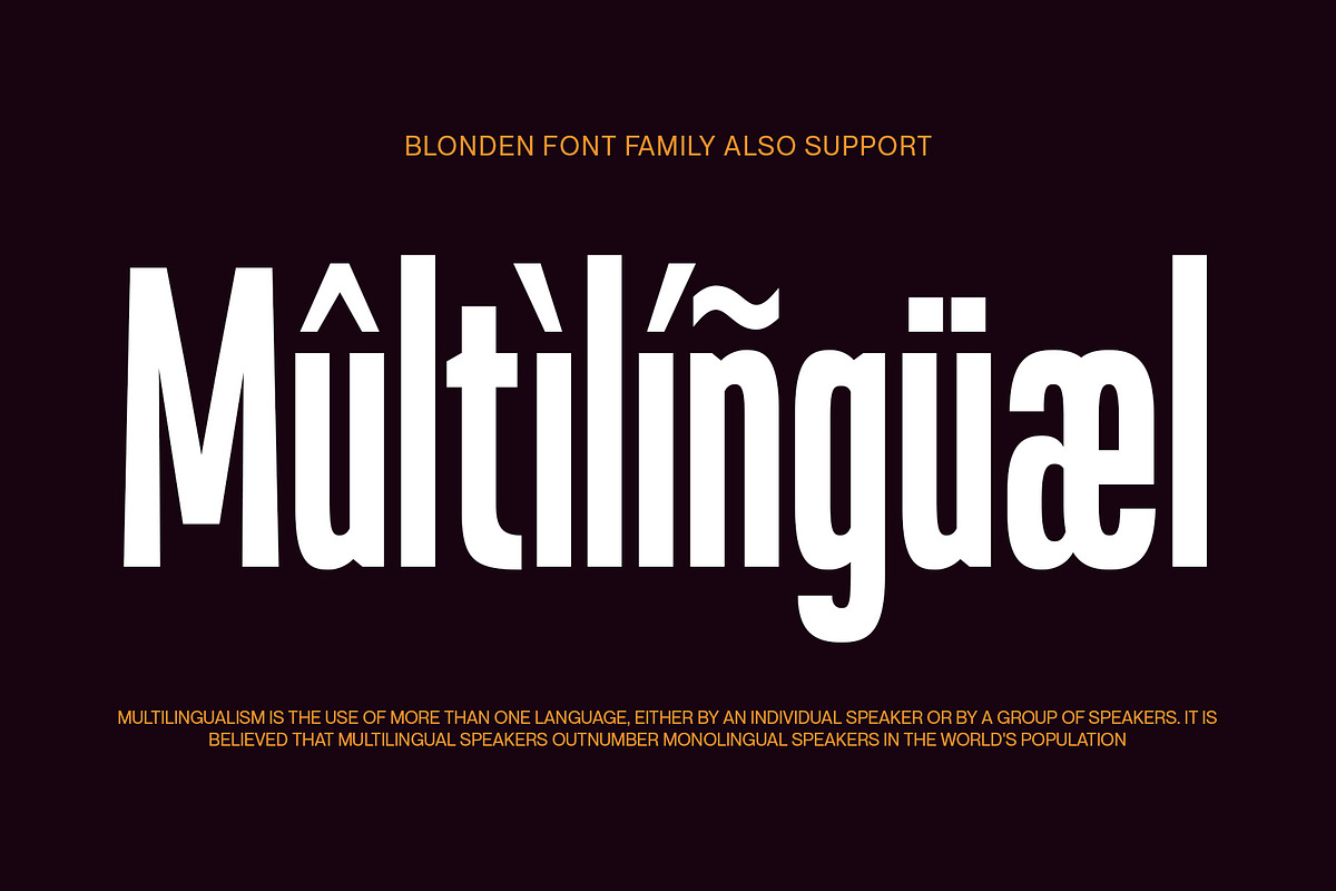 Blonden - Condensed Sans Serif, a Sans Serif Font by Craft Supply Co. (Photo 4 of 8)
