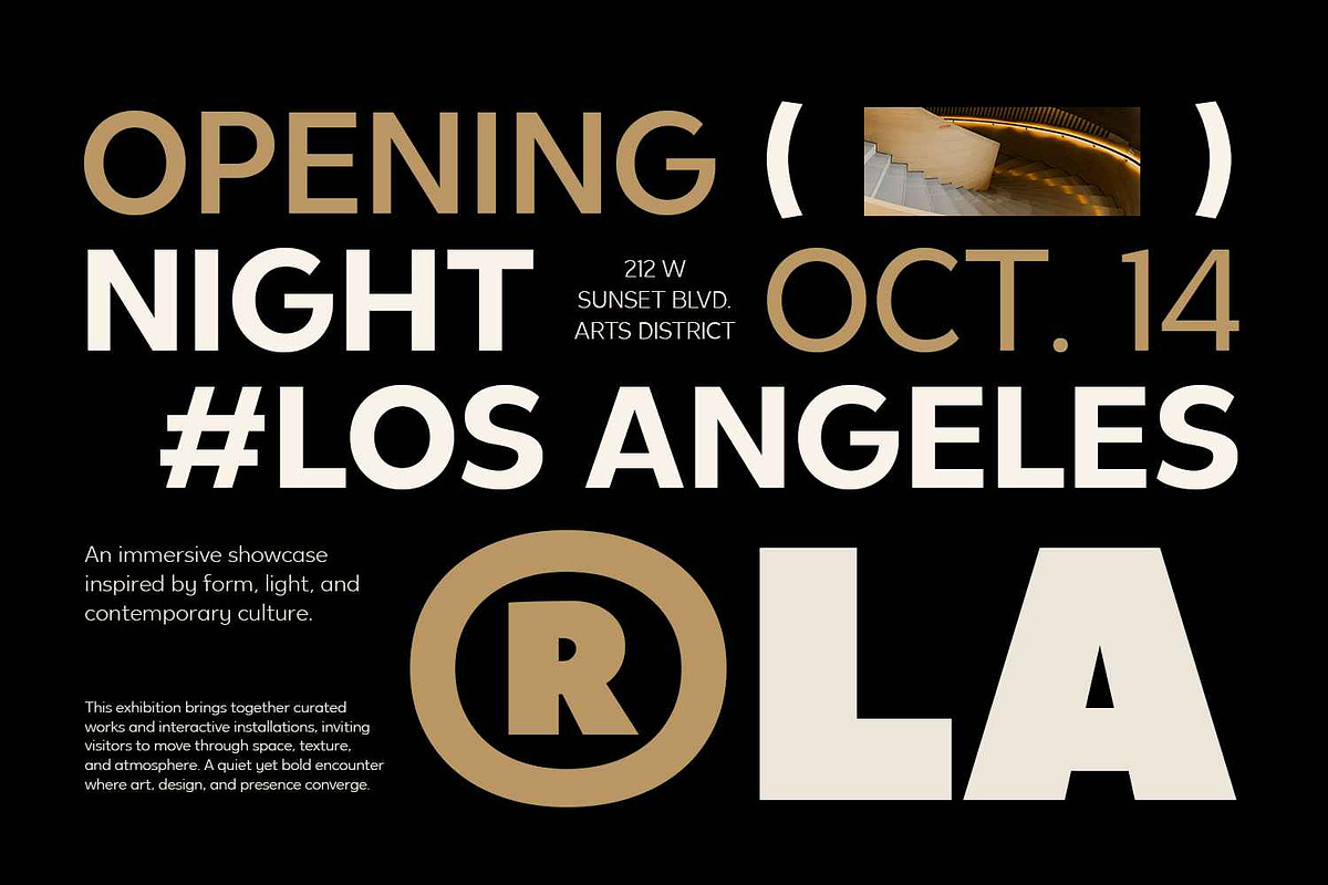 Gloft - Geometric Font Family, a Sans Serif Font by Umitype (Photo 6 of 8)