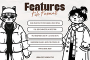 Handrawn Autumn Cat Character Set, an Animal Illustration by Invisual Studio (Thumbnail 7 of 11)
